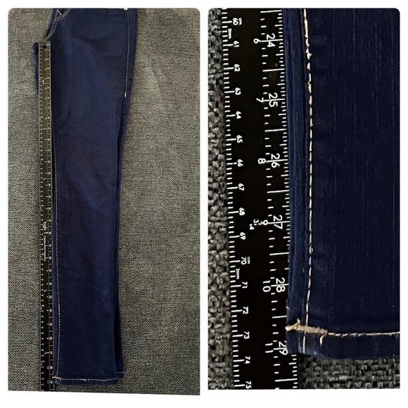 True Religion Halle Flag Embroidery Label Skinny Jean See Description Runs Small - Picture 9 of 11